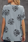 Crewneck Tee Dandelion Print Graphic Loose Casual T-Shirt