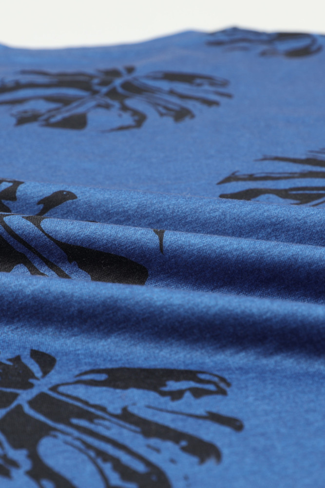 Crewneck Tee Dandelion Print Graphic Loose Casual T-Shirt