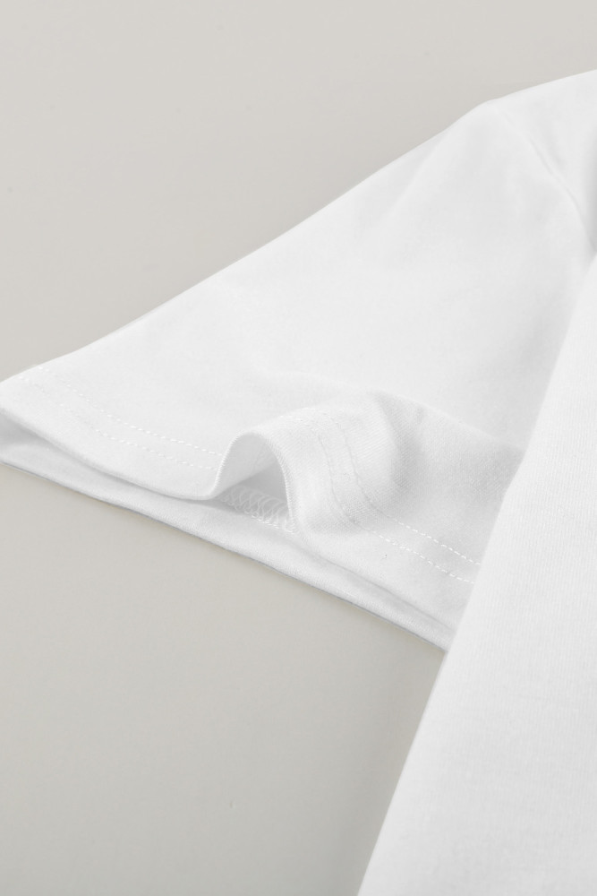 Crewneck Tee Dandelion Print Graphic Loose Casual T-Shirt