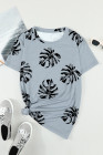 Crewneck Tee Dandelion Print Graphic Loose Casual T-Shirt