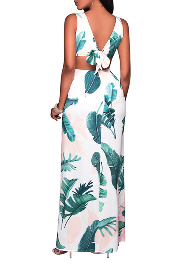 Long Dresses For Women Sleeveless Ladies Floral Maxi Dresses