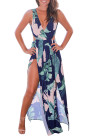 Long Dresses For Women Sleeveless Ladies Floral Maxi Dresses
