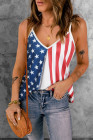 4Th of July Flag Print Tank Top for Women Summer Sleeveless Shirt