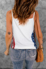 4Th of July Flag Print Tank Top for Women Summer Sleeveless Shirt