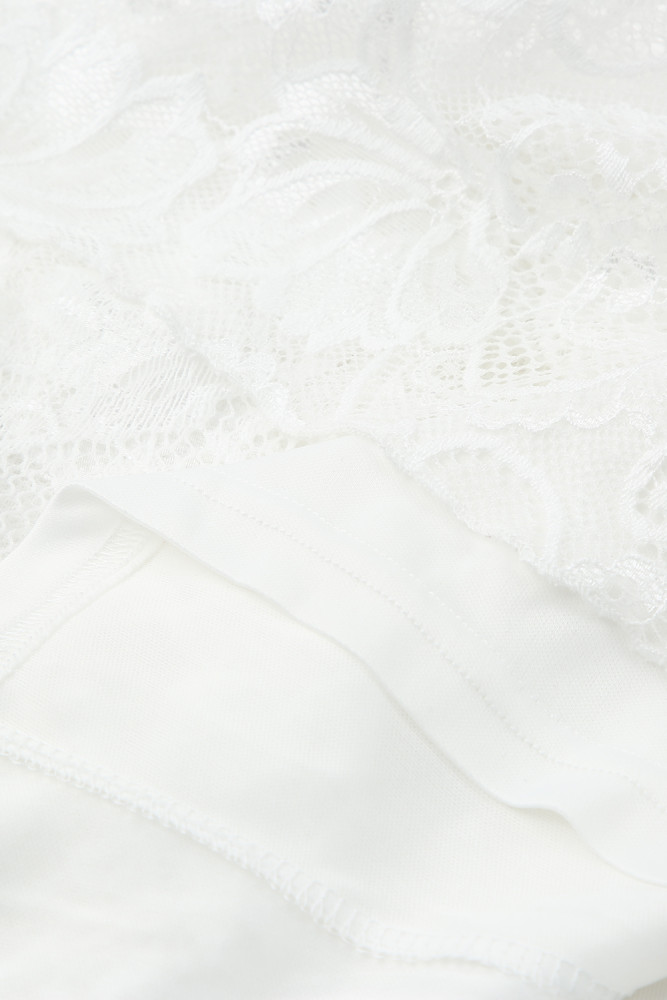 Long White Maxi Dress Smocked Lace Dress