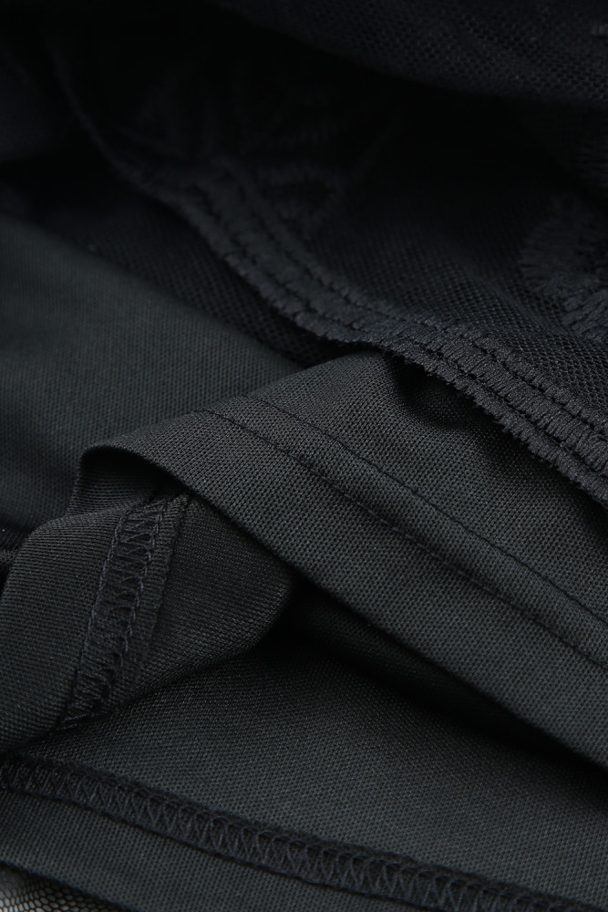 Women's Sleeveless Lace Mesh White Maxi Dress