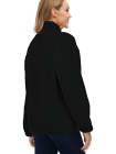 Women's Faux Fur Jacket Pocket Warm Fleece Coat