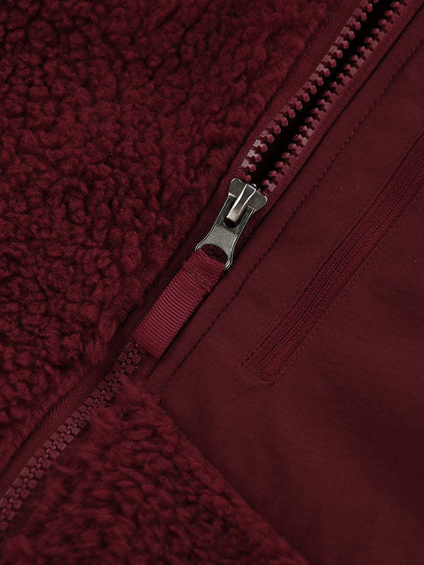 Women's Faux Fur Jacket Pocket Warm Fleece Coat