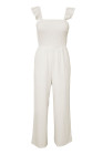 Silindashop Sleeveless Flutter Smocked Wide Leg Jumpsuits for Women