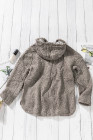 Women's Winter Hoodies Zip Up Sherpa Warm Coat with Pocket