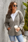 Women's Winter Hoodies Zip Up Sherpa Warm Coat with Pocket