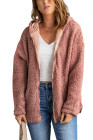 Women's Winter Hoodies Zip Up Sherpa Warm Coat with Pocket