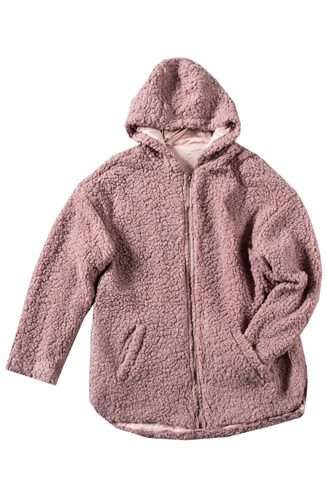 Women's Winter Hoodies Zip Up Sherpa Warm Coat with Pocket