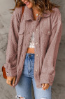 Winter Coats for Women Button Front Teddy Coat