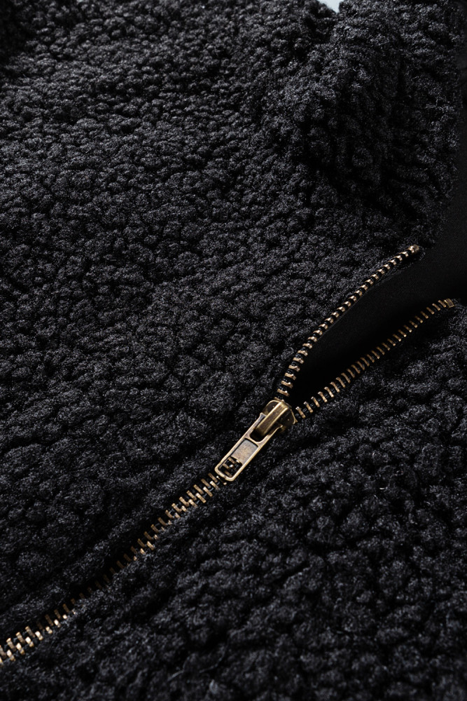 Women's Winter Hoodies Zip Up Sherpa Warm Coat with Pocket