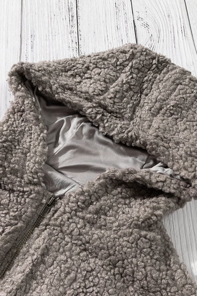 Women's Winter Hoodies Zip Up Sherpa Warm Coat with Pocket