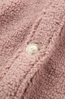 Winter Coats for Women Button Front Teddy Coat