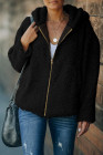 Women's Winter Hoodies Zip Up Sherpa Warm Coat with Pocket