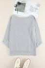 Plaid Christmas Tree Grey Sweatshirt for Women Pullover Shirt