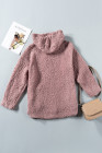 Women's Winter Hoodies Zip Up Sherpa Warm Coat with Pocket