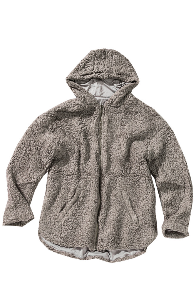 Women's Winter Hoodies Zip Up Sherpa Warm Coat with Pocket