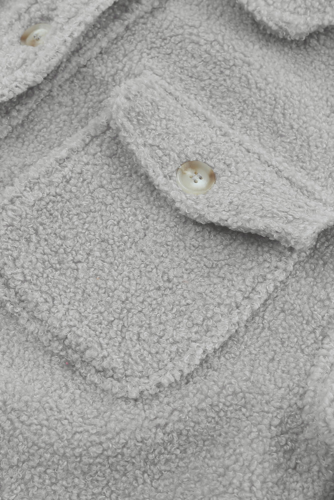 Winter Coats for Women Button Front Teddy Coat