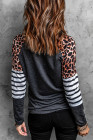 Merry Christmas T Shirt Women Leopard Raglan Sleeve Tees Tops