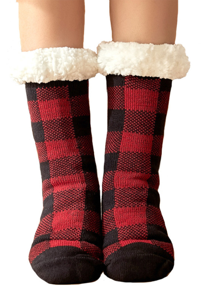 Women's Winter Fuzzy Warm Cozy Socks Home Warm Plush Christmas Socks