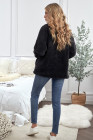 Womens Oversized Zip Up Sherpa Coat with Pocket