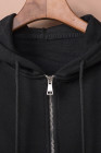 Womens Casual Hoodie Asymmetric Color Block Draswtring Hooded Jacket