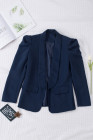 Casual Blazers Puff Sleeve Work Suit Office Blazer Jackets
