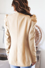 Casual Blazers Puff Sleeve Work Suit Office Blazer Jackets