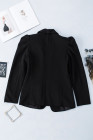 Casual Blazers Puff Sleeve Work Suit Office Blazer Jackets