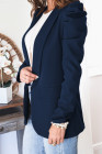 Casual Blazers Puff Sleeve Work Suit Office Blazer Jackets