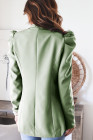 Casual Blazers Puff Sleeve Work Suit Office Blazer Jackets