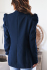 Casual Blazers Puff Sleeve Work Suit Office Blazer Jackets