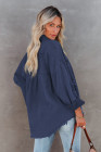 Women's Frayed Denim Jacket Distressed Fringe Trim Denim Shirt