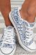 The Nomad Paisley Lace Up Canvas Shoes
