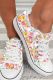 Floral Sunflower Rose Daisy Flats Canvas Shoes