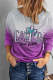 EASTER Letter Round Neck Shift Casual  sweatshirt