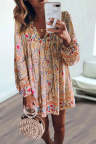 Women's Dresses Floral Print Mini Dress