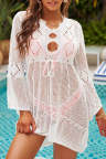 Hollow-out Crochet Knit Beach Dress