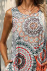 Women's Dresses Tribal Floral Print Mini Dress