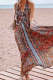 Women's Dresses Tribal Print Backless Maxi Dress