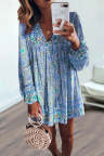 Women's Dresses Floral Print Mini Dress