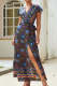 Women's Dresses Floral Tribal Print Belted Maxi Dress