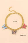 Women's Anklets Multicolor Round Butterfly Two-piece Set
