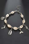 Women's Anklets Conch Metal Shell Dolphin Fish Tail Anklet