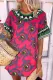 Women's Dresses Geometric Tribal Print Mini Dress