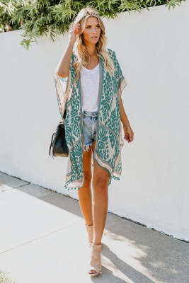 Prowess Pom Pom Kimono
